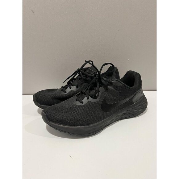 Nike Revolution 6 Next Nature Men's Size 11.5 Black Running Shoes Sneakers - Picture 1 of 5